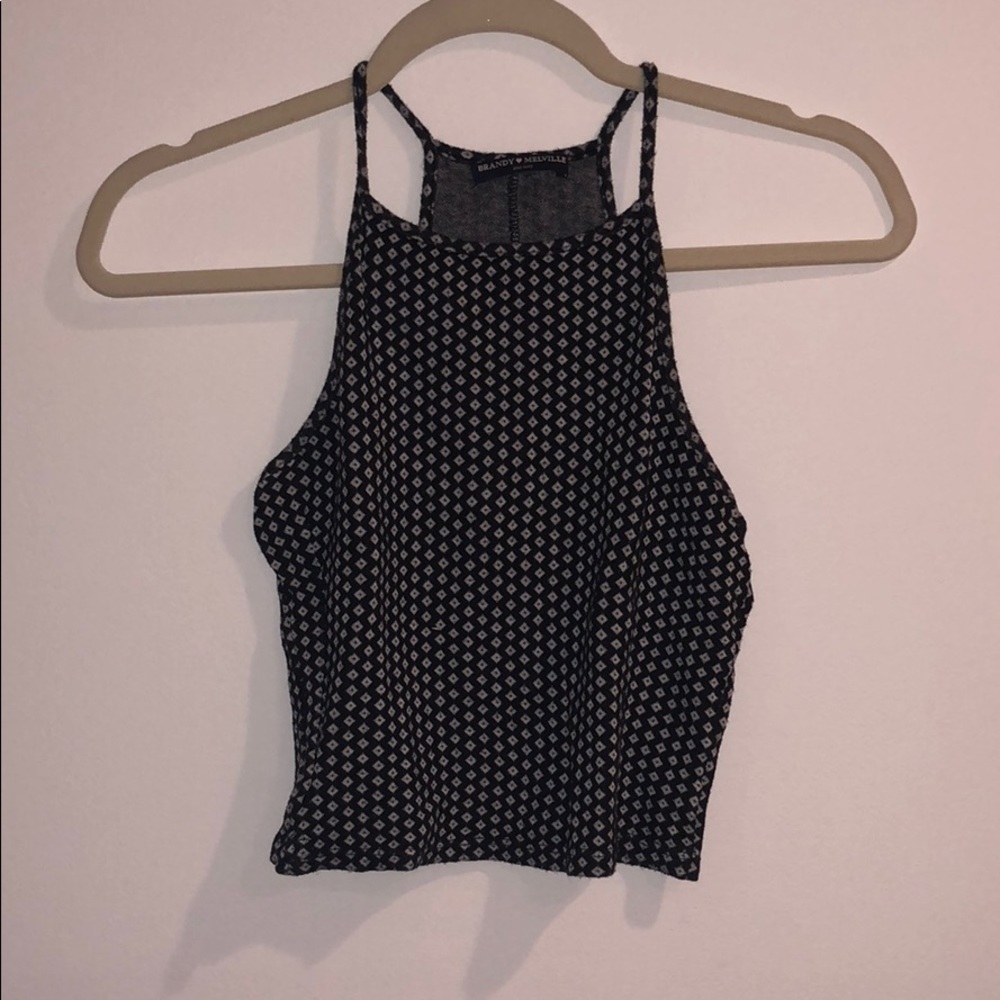 Brandy Melville cropped halter tank